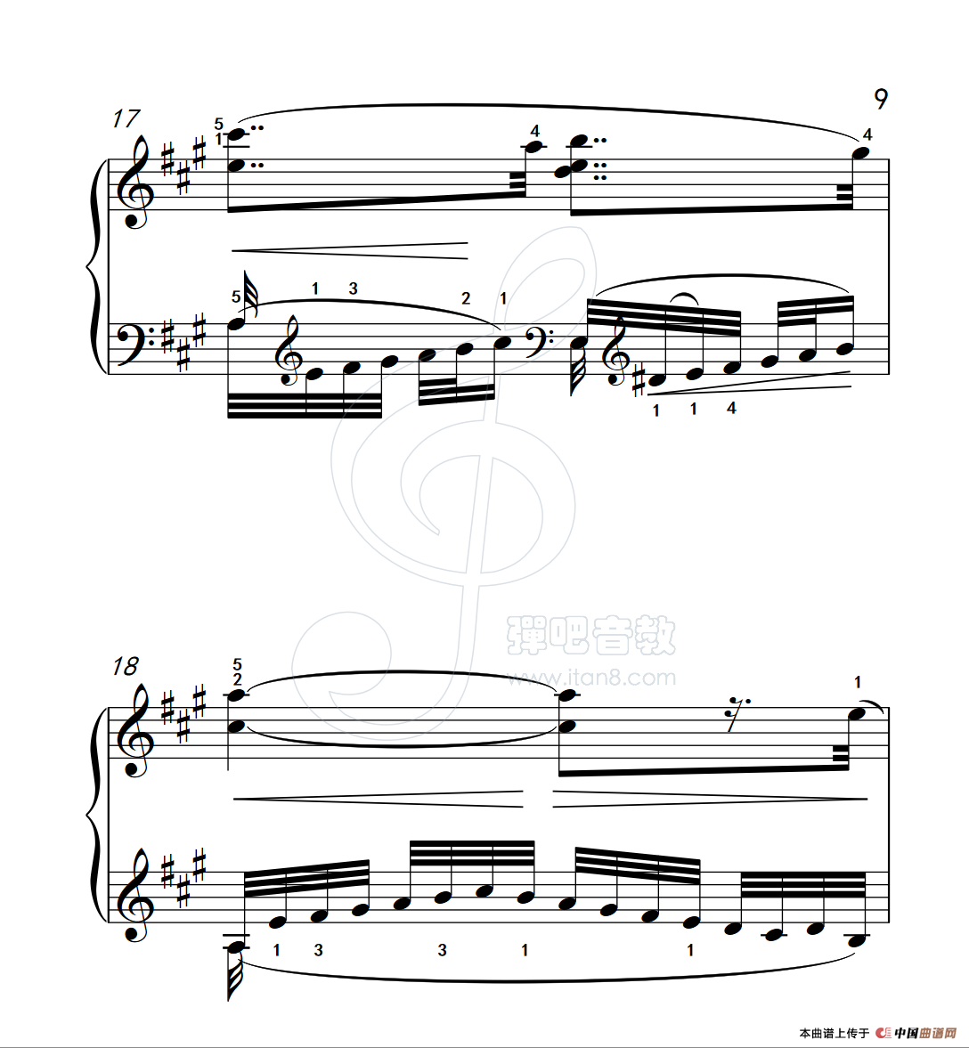 练习曲 36(克拉莫钢琴练习曲60首)(1)_原文件名:112_36_9.png