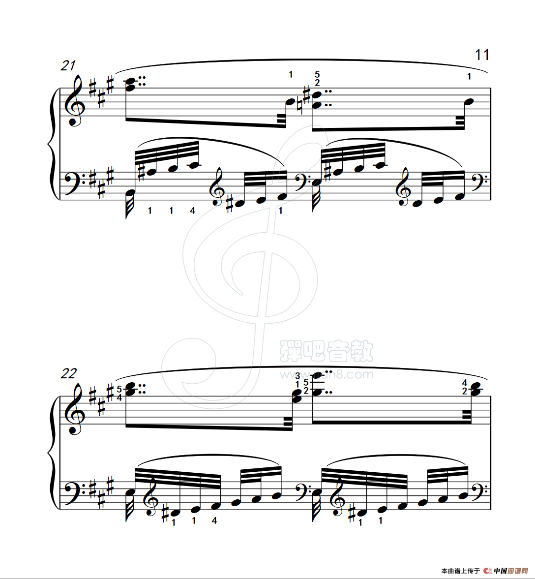 练习曲 36(克拉莫钢琴练习曲60首)(1)_原文件名:112_36_11.png