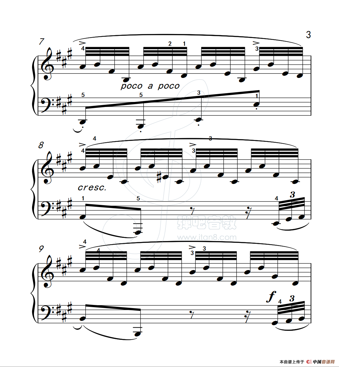 练习曲 38(克拉莫钢琴练习曲60首)(1)_原文件名:112_38_3.png