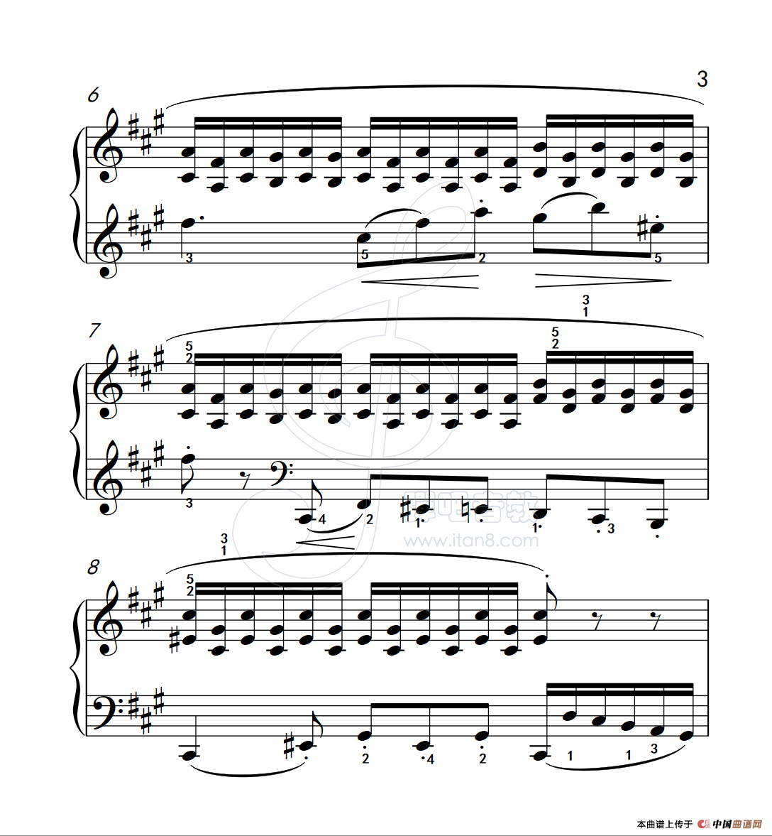 练习曲 47(克拉莫钢琴练习曲60首)(1)_原文件名:112_47_3.png