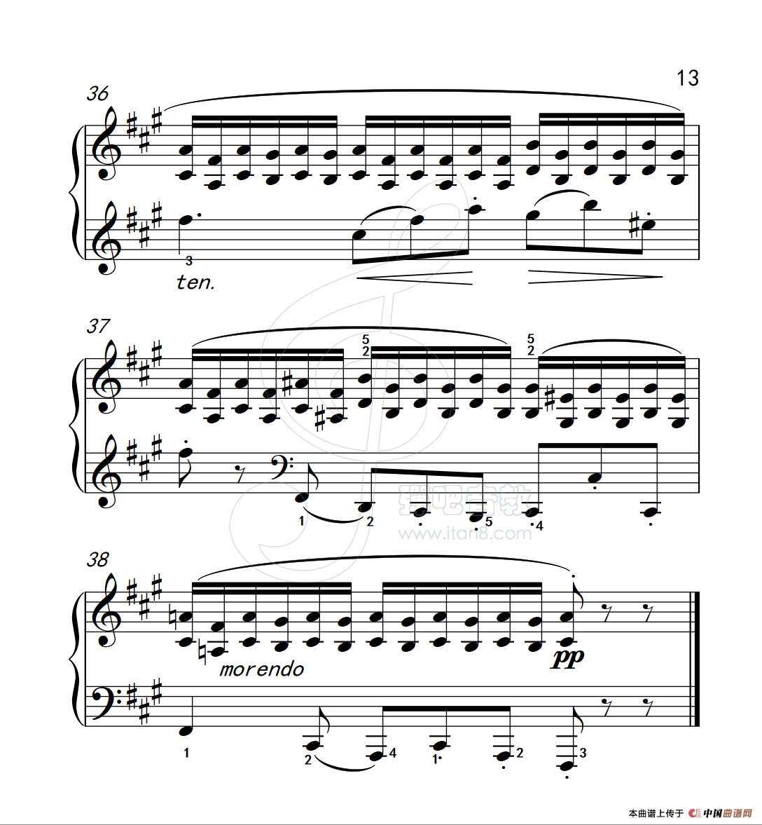 练习曲 47(克拉莫钢琴练习曲60首)(1)_原文件名:112_47_13.png