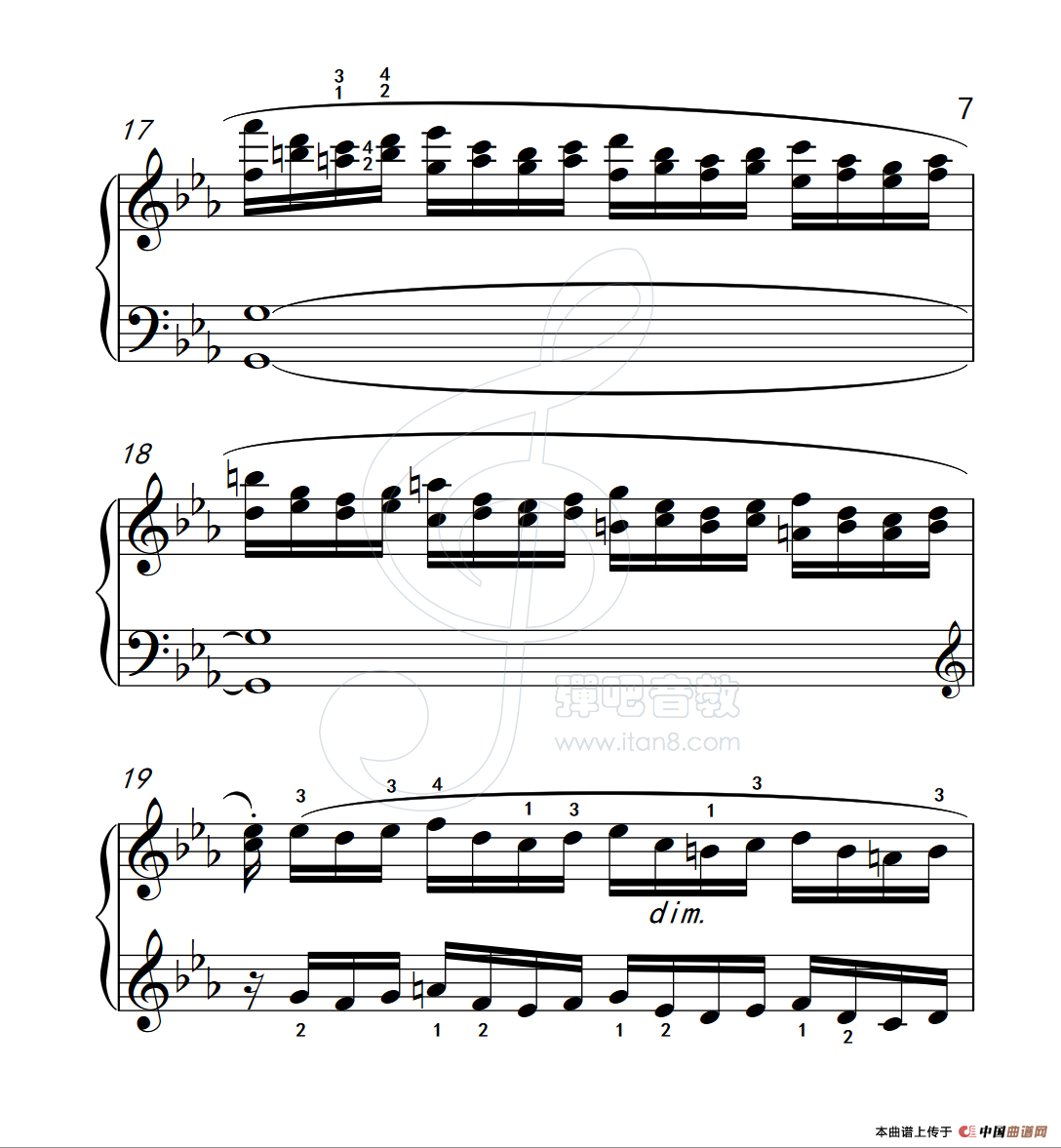 练习曲 48(克拉莫钢琴练习曲60首)(1)_原文件名:112_48_7.png