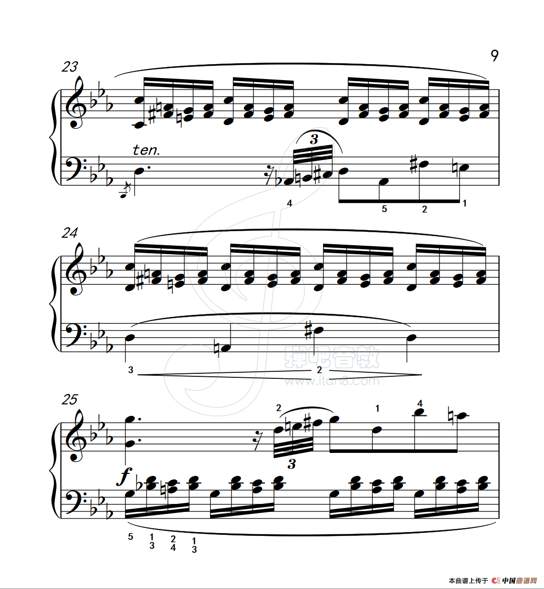 练习曲 48(克拉莫钢琴练习曲60首)(1)_原文件名:112_48_9.png