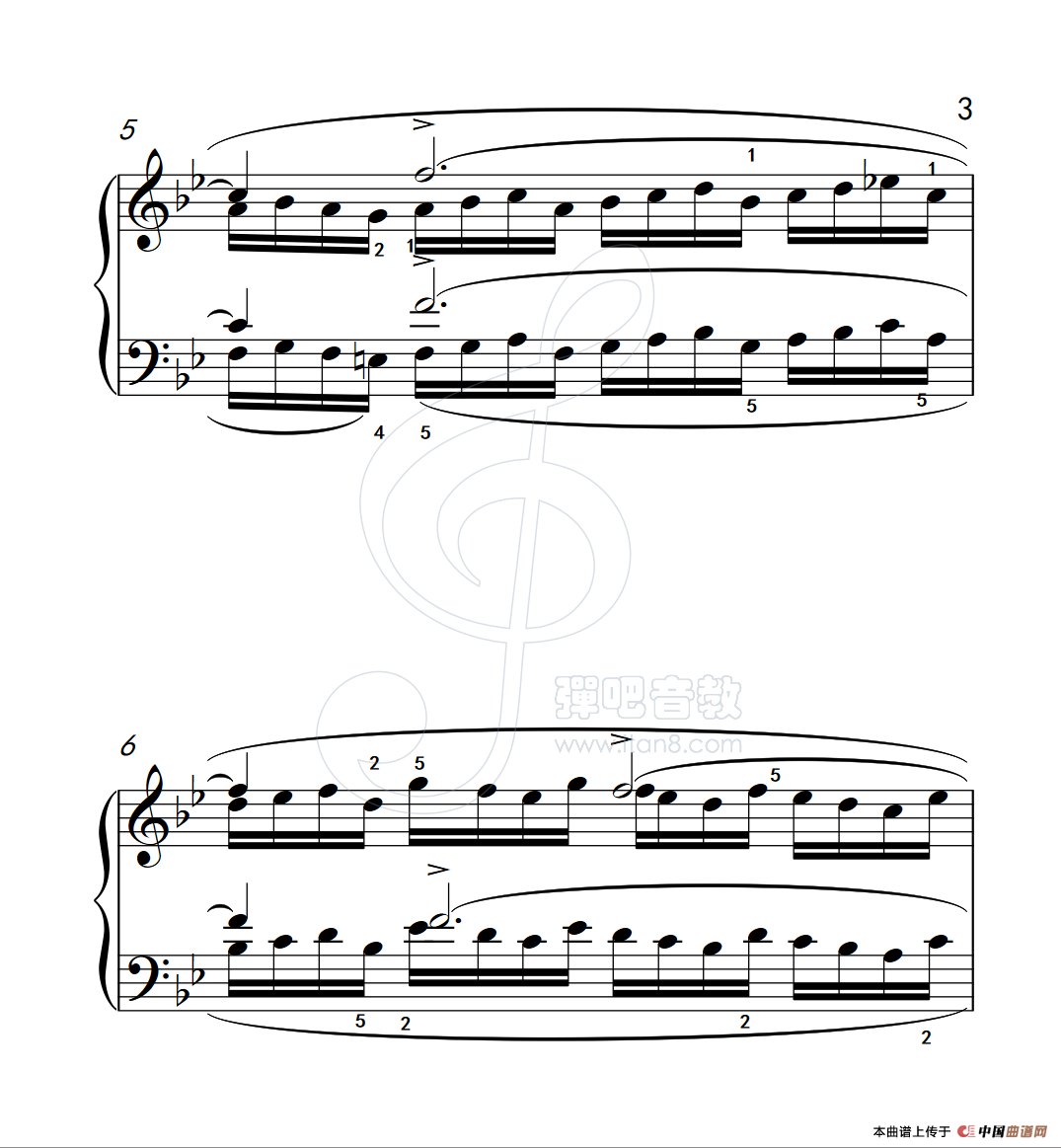 练习曲 49(克拉莫钢琴练习曲60首)(1)_原文件名:112_49_3.png