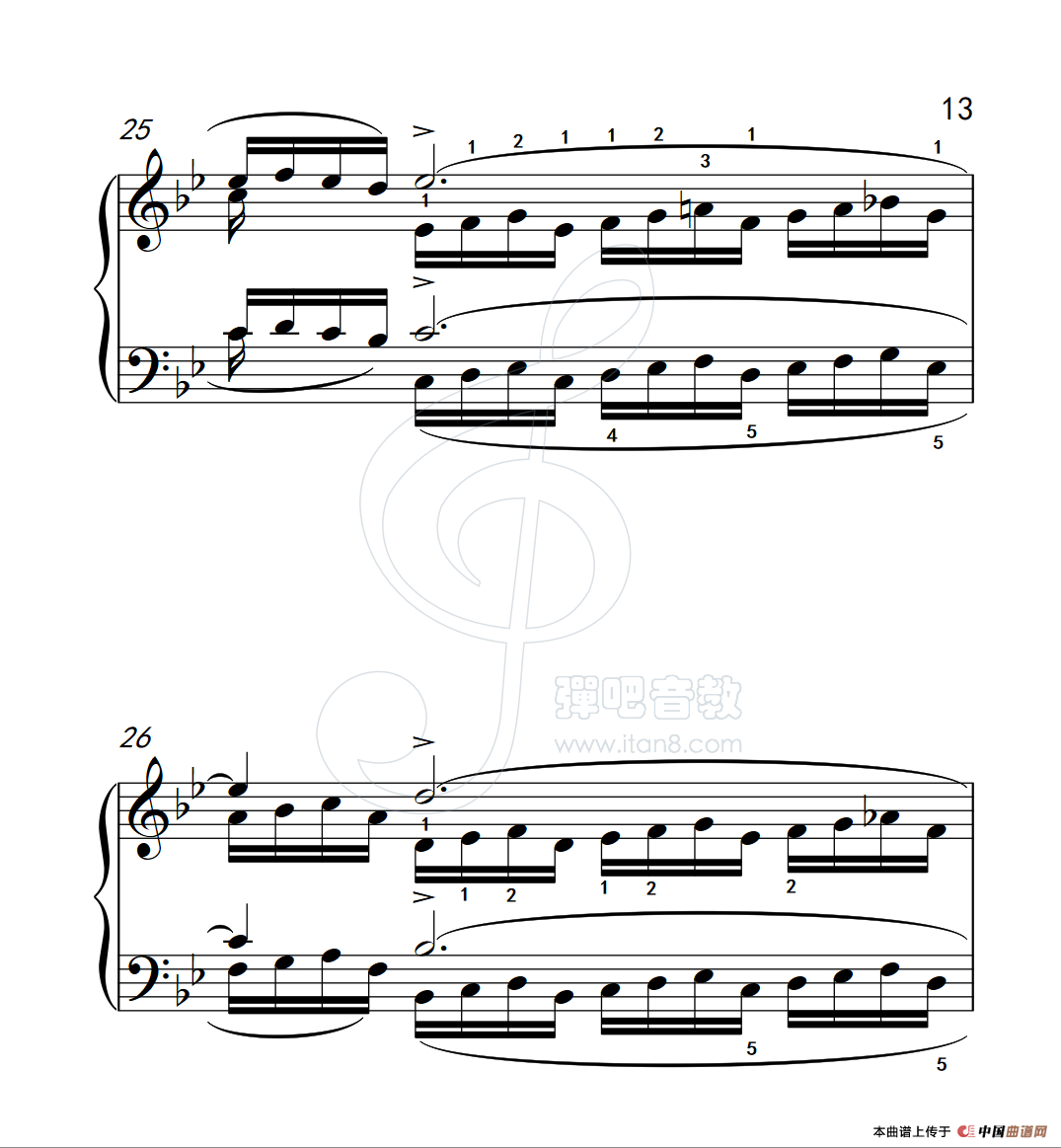 练习曲 49(克拉莫钢琴练习曲60首)(1)_原文件名:112_49_13.png