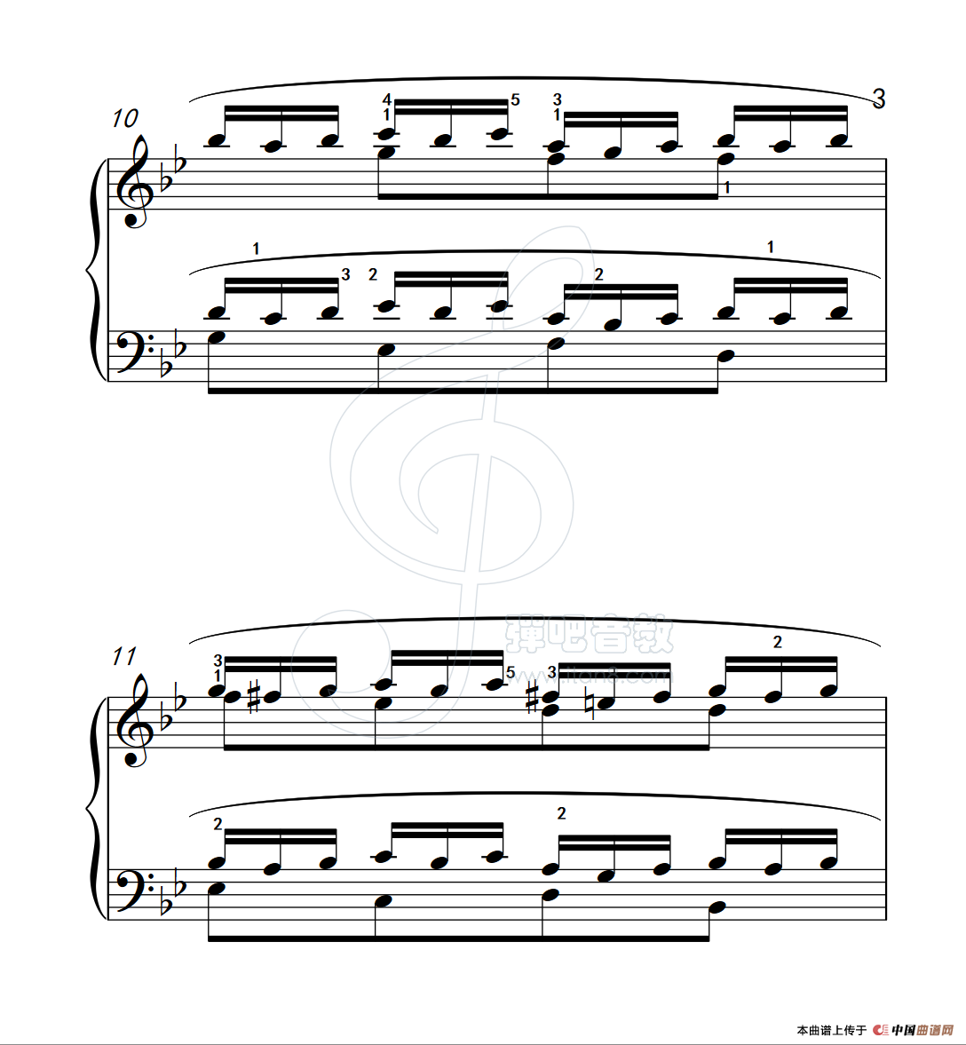 练习曲 50(克拉莫钢琴练习曲60首)(1)_原文件名:112_50_3.png