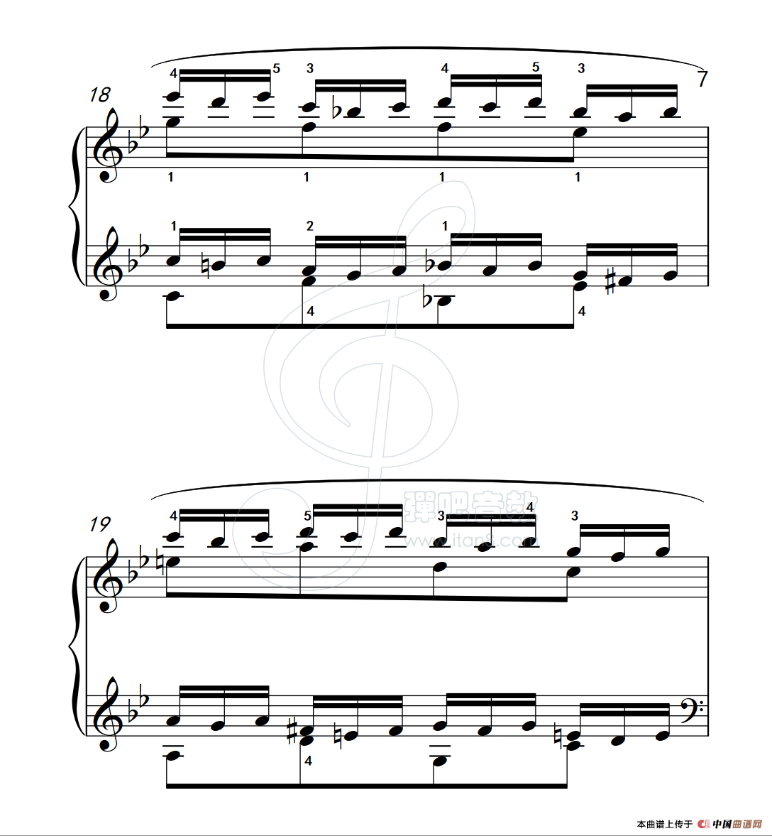 练习曲 50(克拉莫钢琴练习曲60首)(1)_原文件名:112_50_7.png