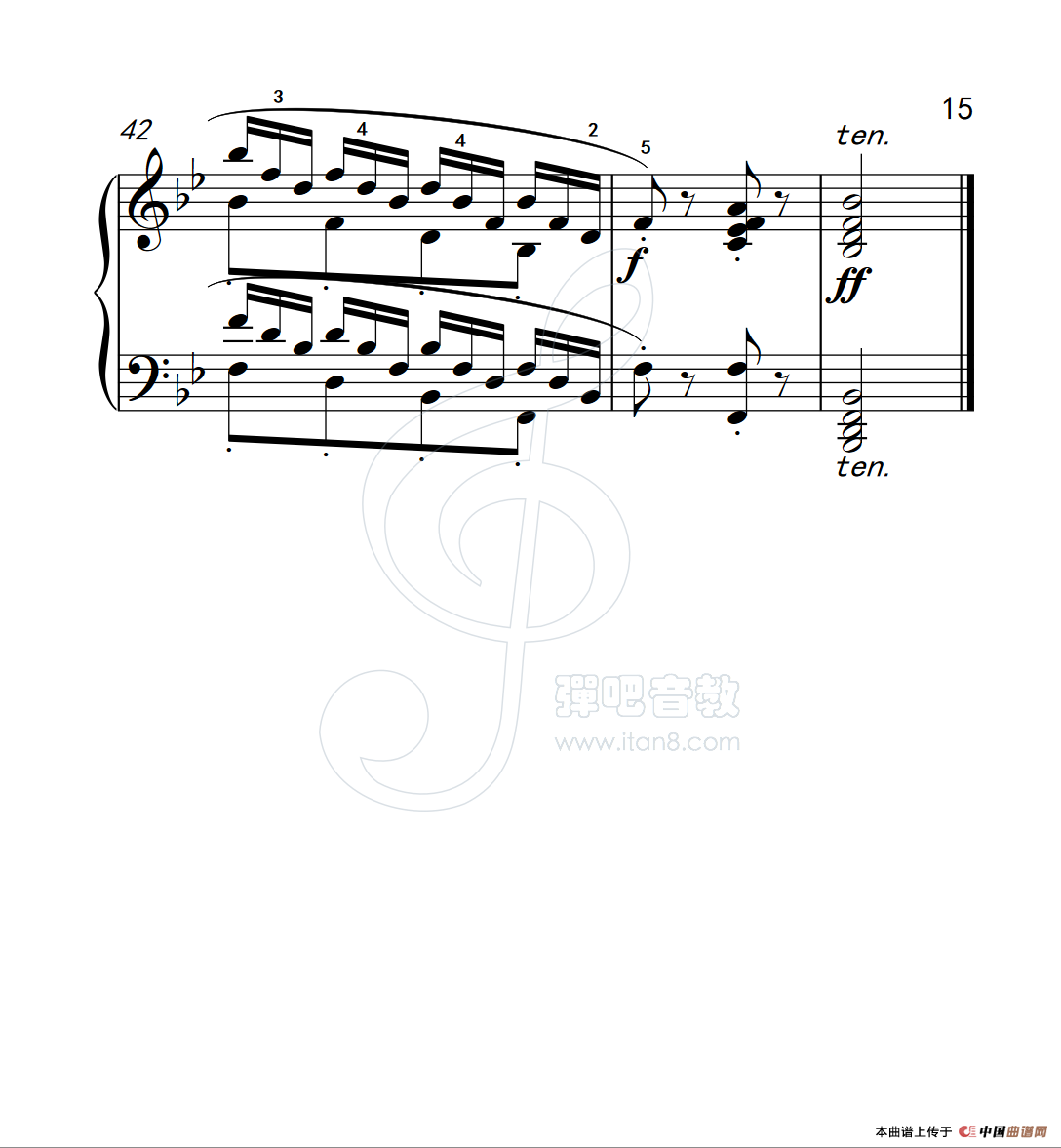 练习曲 50(克拉莫钢琴练习曲60首)(1)_原文件名:112_50_15.png