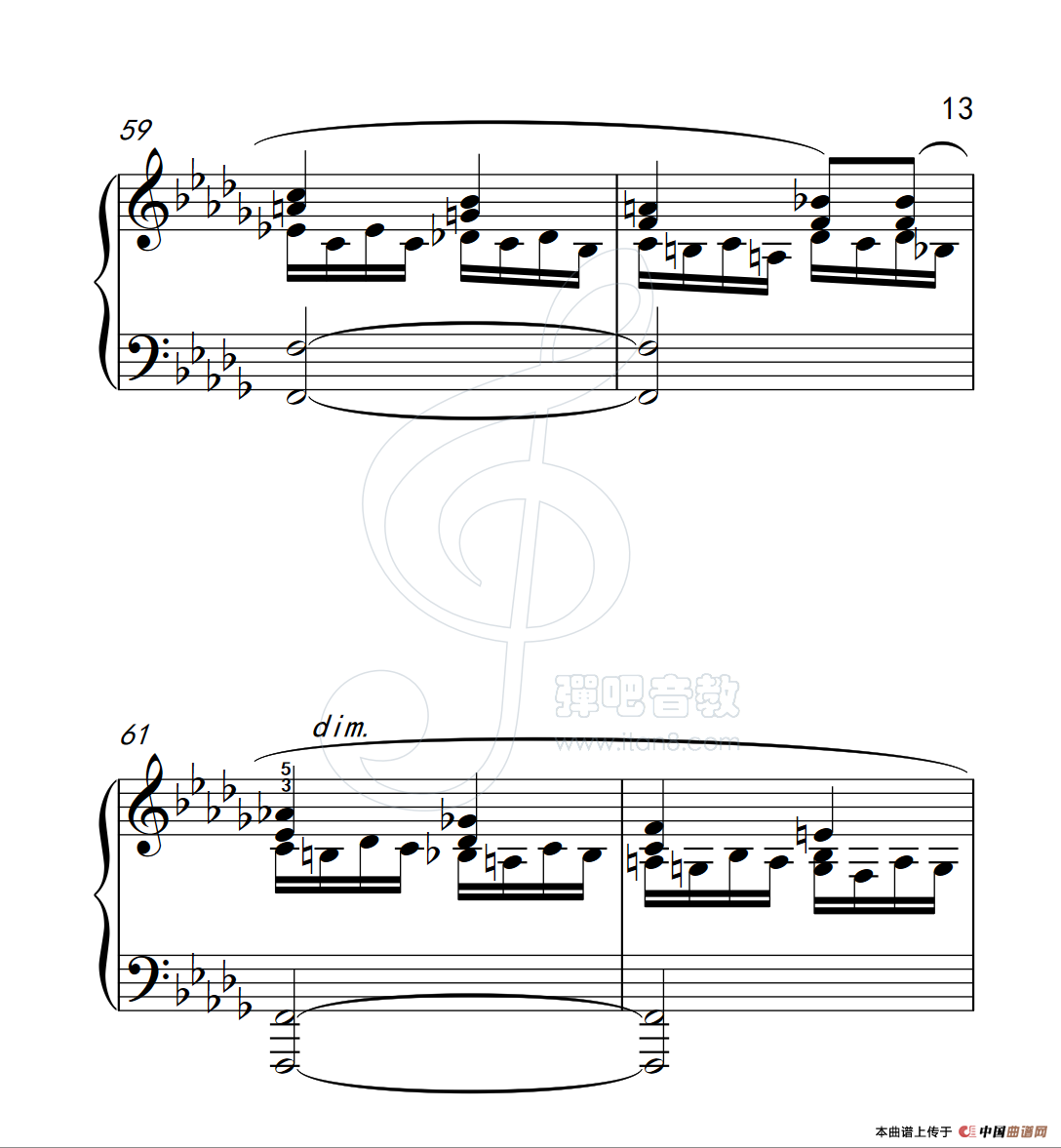 练习曲 55(克拉莫钢琴练习曲60首)(1)_原文件名:112_55_13.png