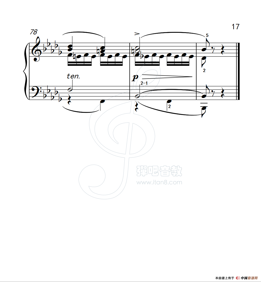 练习曲 55(克拉莫钢琴练习曲60首)(1)_原文件名:112_55_17.png