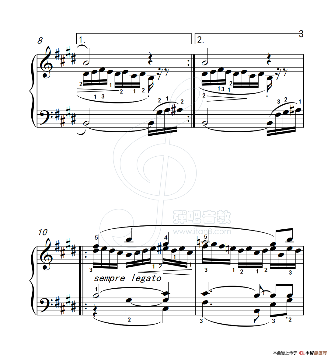 练习曲 56(克拉莫钢琴练习曲60首)(1)_原文件名:112_56_3.png