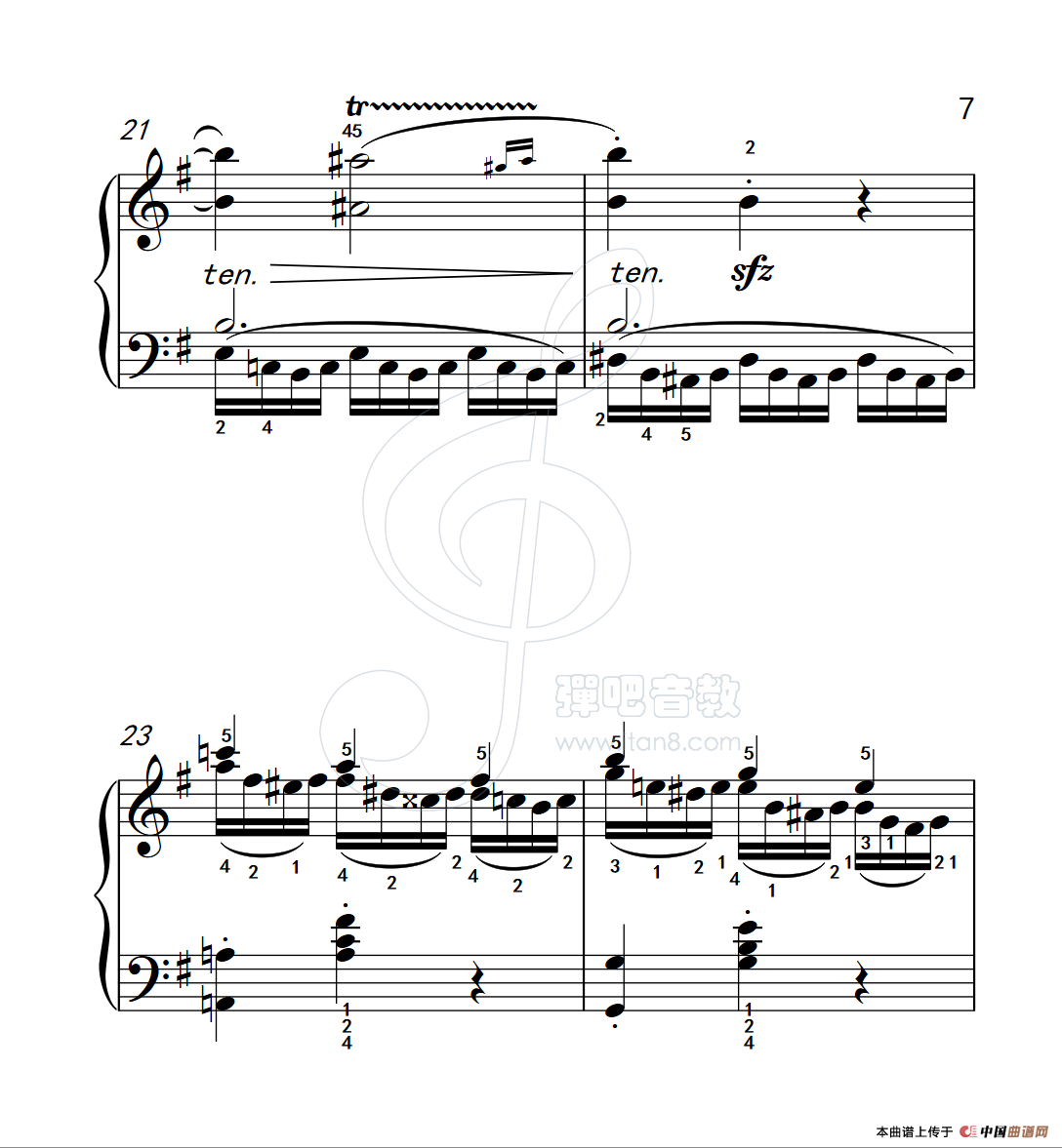 练习曲 56(克拉莫钢琴练习曲60首)(1)_原文件名:112_56_7.png