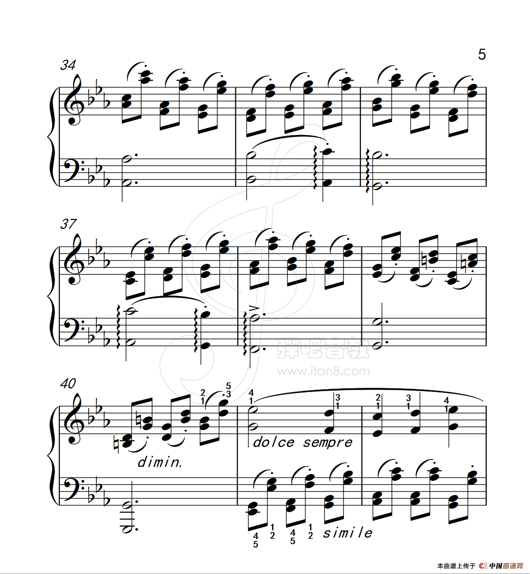 练习曲 59(克拉莫钢琴练习曲60首)(1)_原文件名:112_59_5.png