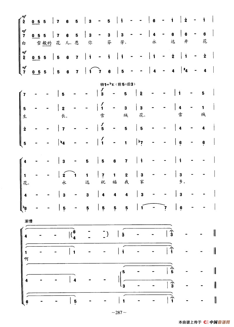 [美]雪绒花（混声四部合唱）(1)_原文件名：49.png