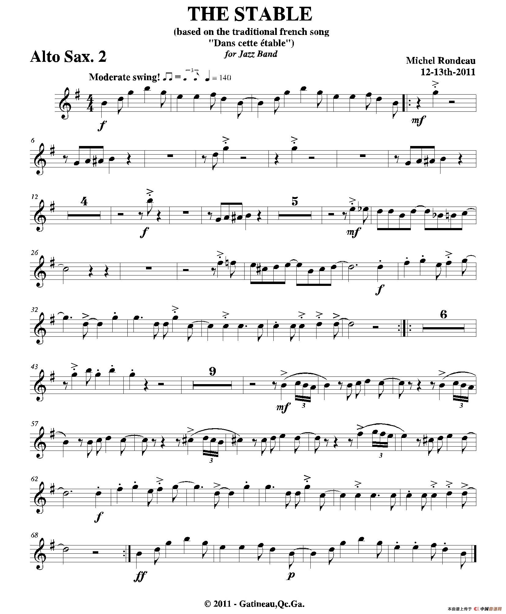 THE STABLE(第二中音萨克斯分谱)(1)_原文件名:001 (1).jpg