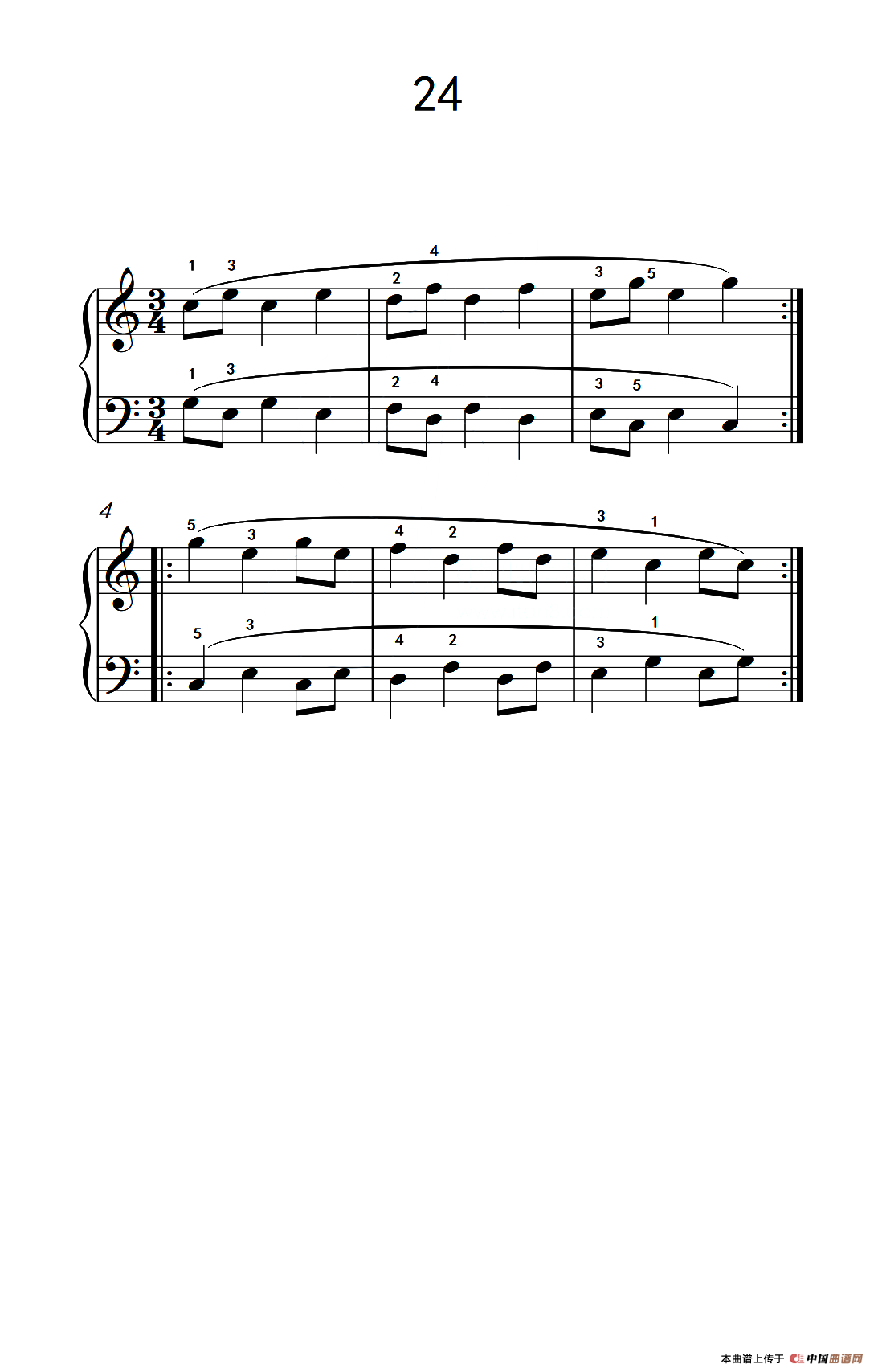 六.变奏练习24(儿童钢琴手指练习 1)(1)_原文件名:1.png