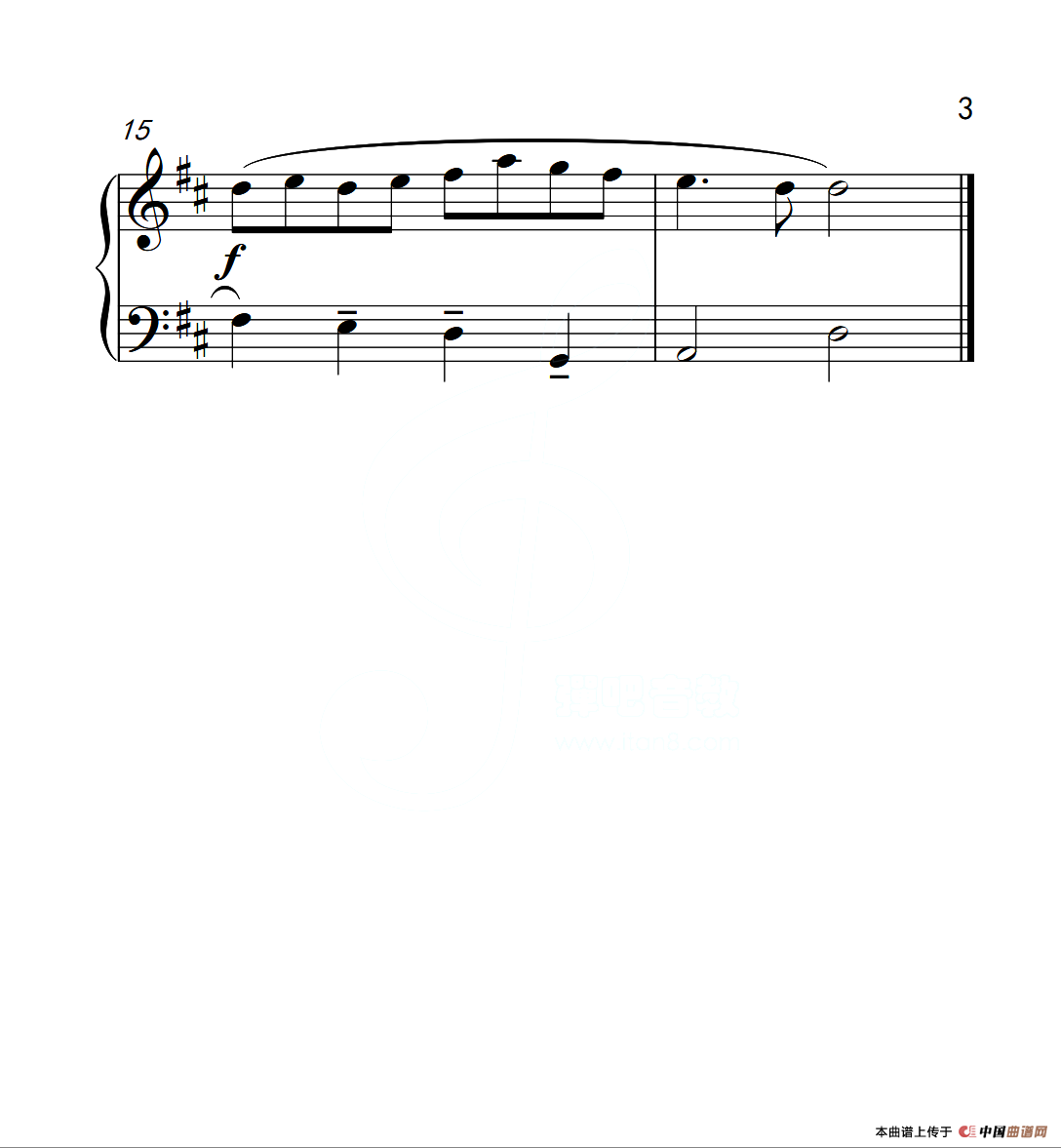 第二级B组 威廉皇帝进行曲(中国音乐学院钢琴考级作品1~6级)(1)_原文件名:50_56_3.png