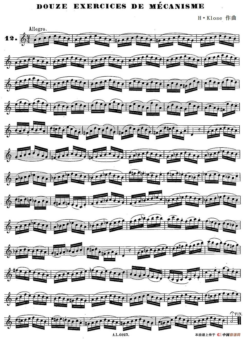 H·Klose练习曲（douze exercices de mecanisme—12）(1)_原文件名：HKlose二重奏练习曲_页面_29_缩小大小-.jpg