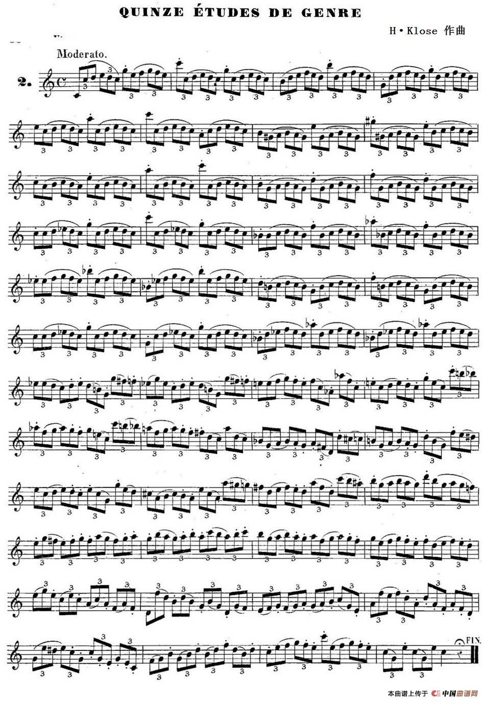 H·Klose练习曲（Quinze etudes de genre—2）(1)_原文件名：HKlose二重奏练习曲_页面_40_缩小大小-.jpg
