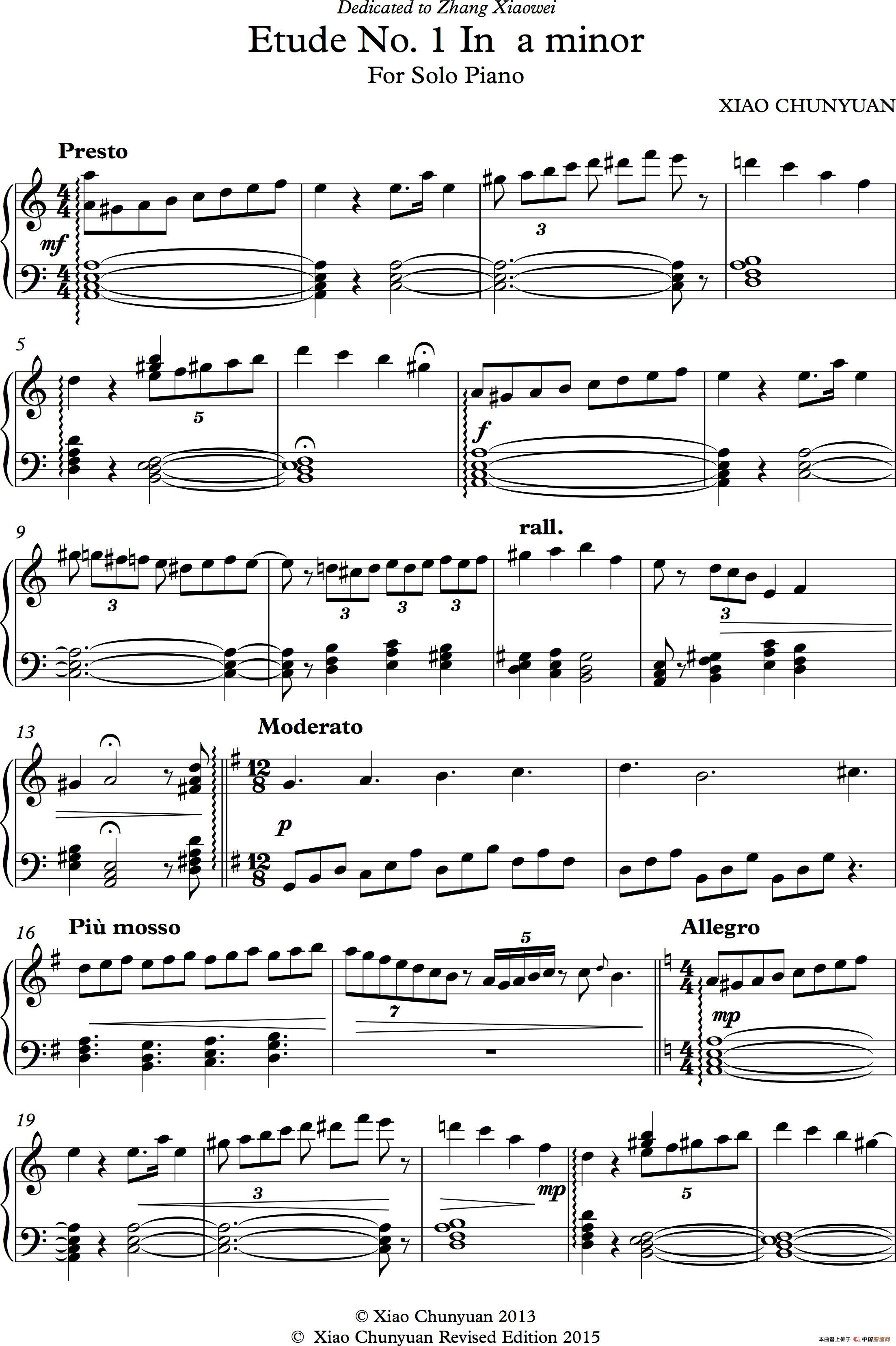 Etude No 1(钢琴练习曲)(1)_原文件名:ETUDE NO 1_0001.png
