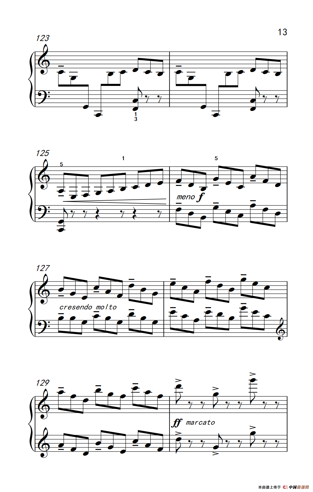 第七级1.回旋曲(中央音乐学院 钢琴(业余)考级教程 7-9级)(1)_原文件名:275_80_13.png