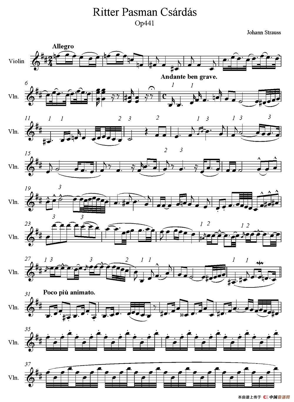 Ritter Pasman csárdás（Op.441）(1)_原文件名：001.jpg