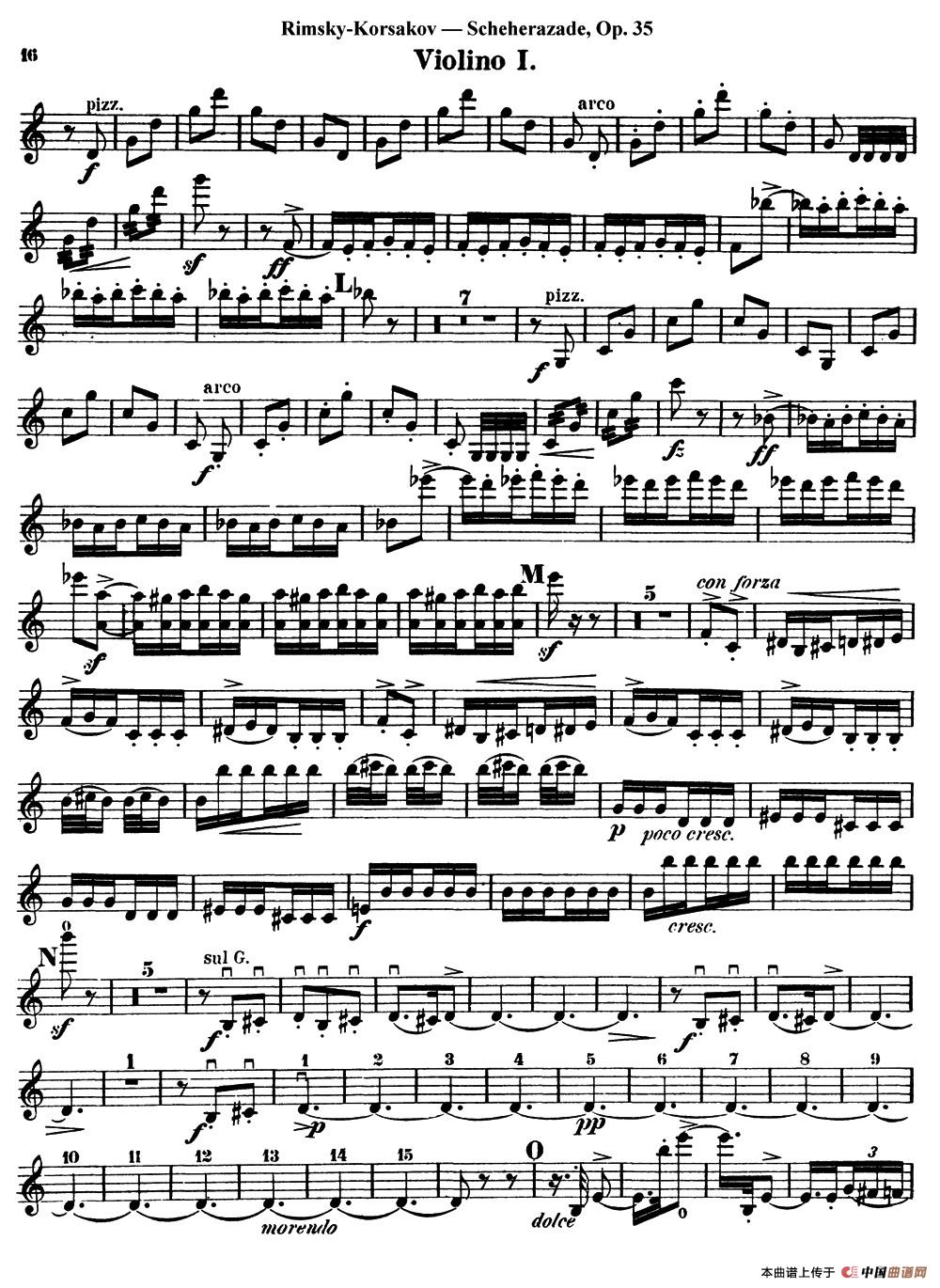 Scheherazade(Ⅳ)Op.35(第一小提琴)(1)_原文件名:016.jpg