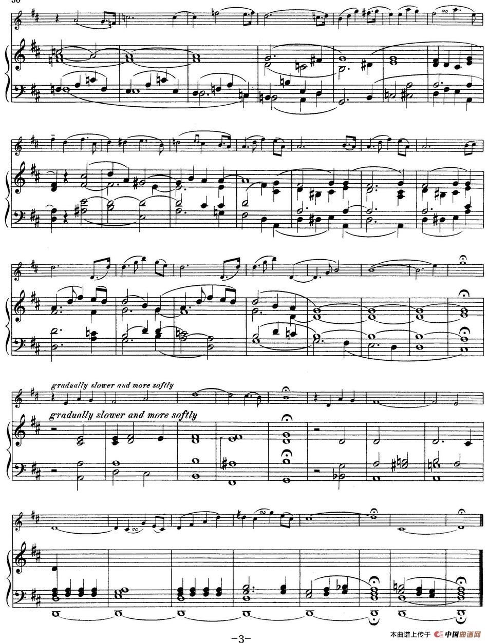 25首小提琴曲合集:Melody.(F. TH. CURSCH-BUHREN Op.157,No.1)(小提琴+钢琴伴奏)(1)_原文件名:--LEHMANN, ed. 25 pieces PF improved page turns_页面_55.jpg