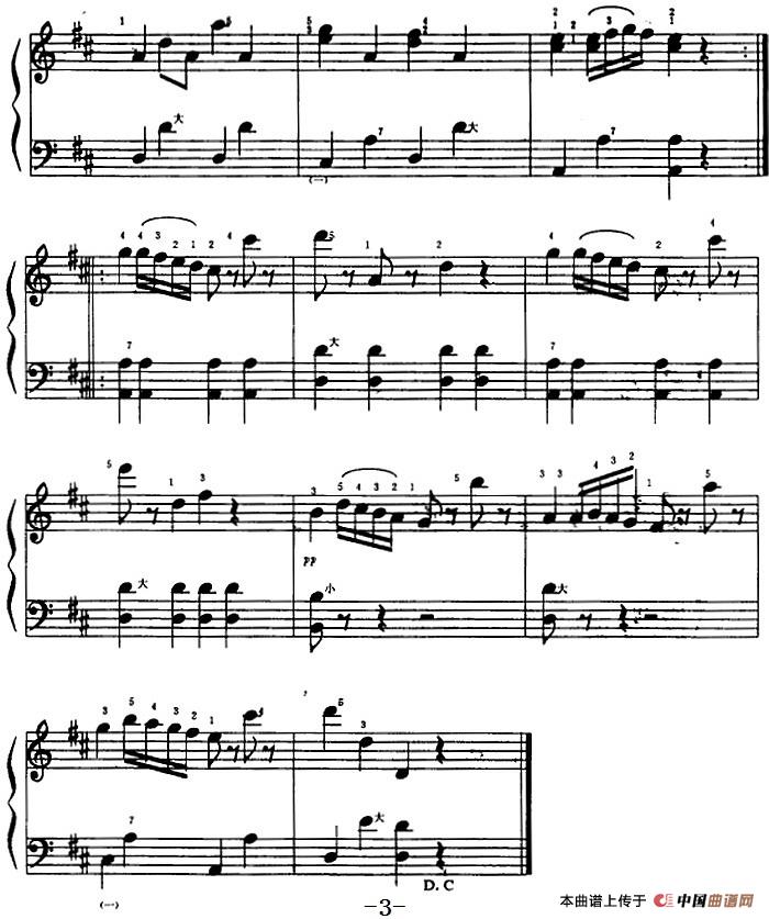 加伏特舞曲(1)_原文件名:加伏特舞曲 戈塞克曲3.jpg