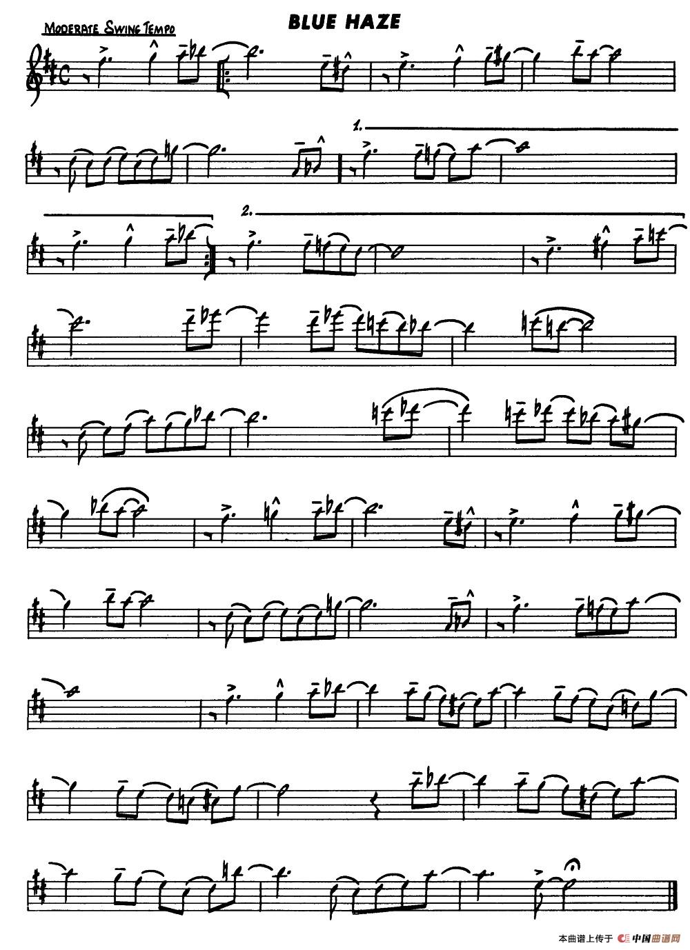 Basic Jazz Conception for saxophone(BLUE HAZE)(1)_原文件名:027.jpg