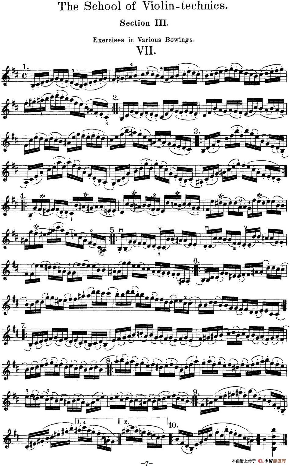 史拉迪克小提琴技术练习 第3册（Ⅶ）(1)_原文件名：史拉迪克小提琴技术练习 第3册_页面_09-.jpg