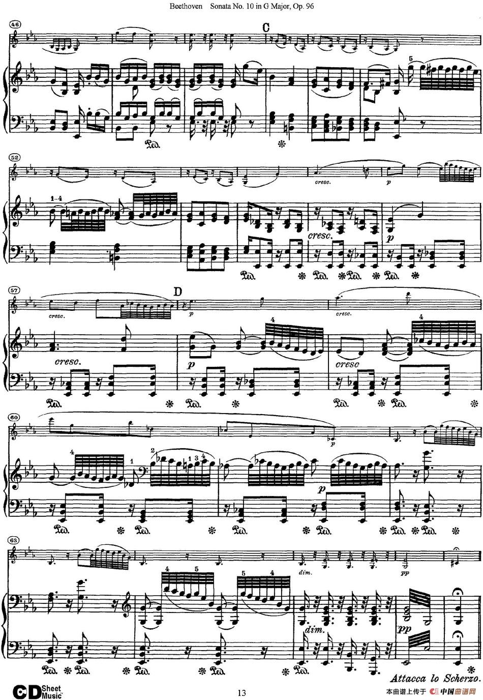 Violin Sonata No.10 in G Major Op.96(小提琴+钢琴伴奏)(1)_原文件名:Violin Sonata No.10 in G Major, Op.96(小提琴+钢琴伴奏)_页面_13.jpg