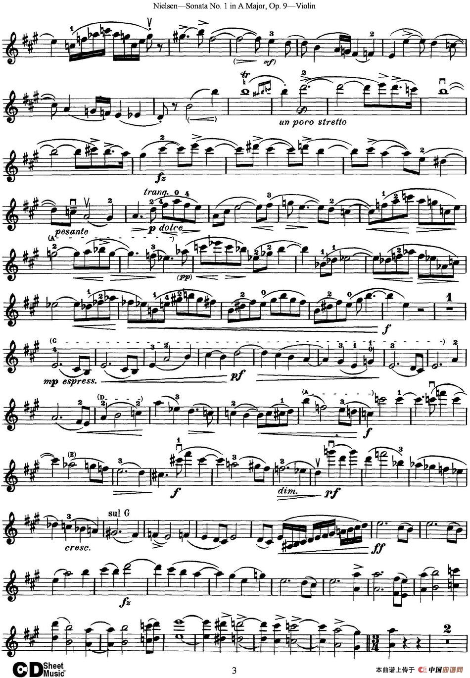 Violin Sonata No.1 in A Major Op.9(1)_原文件名：Violin Sonata No.1 in A Major, Op.9_页面_3.jpg