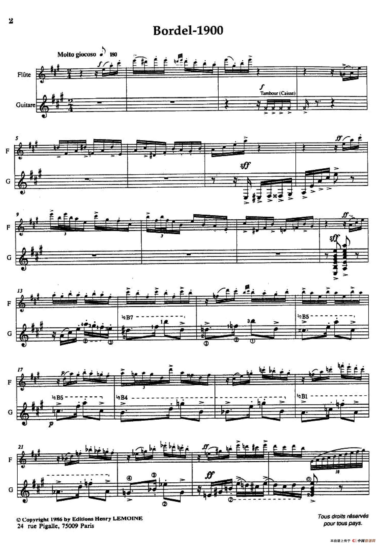 Histoire du Tango:1、Bordel 1900(长笛+吉他)(1)_原文件名:001.jpg