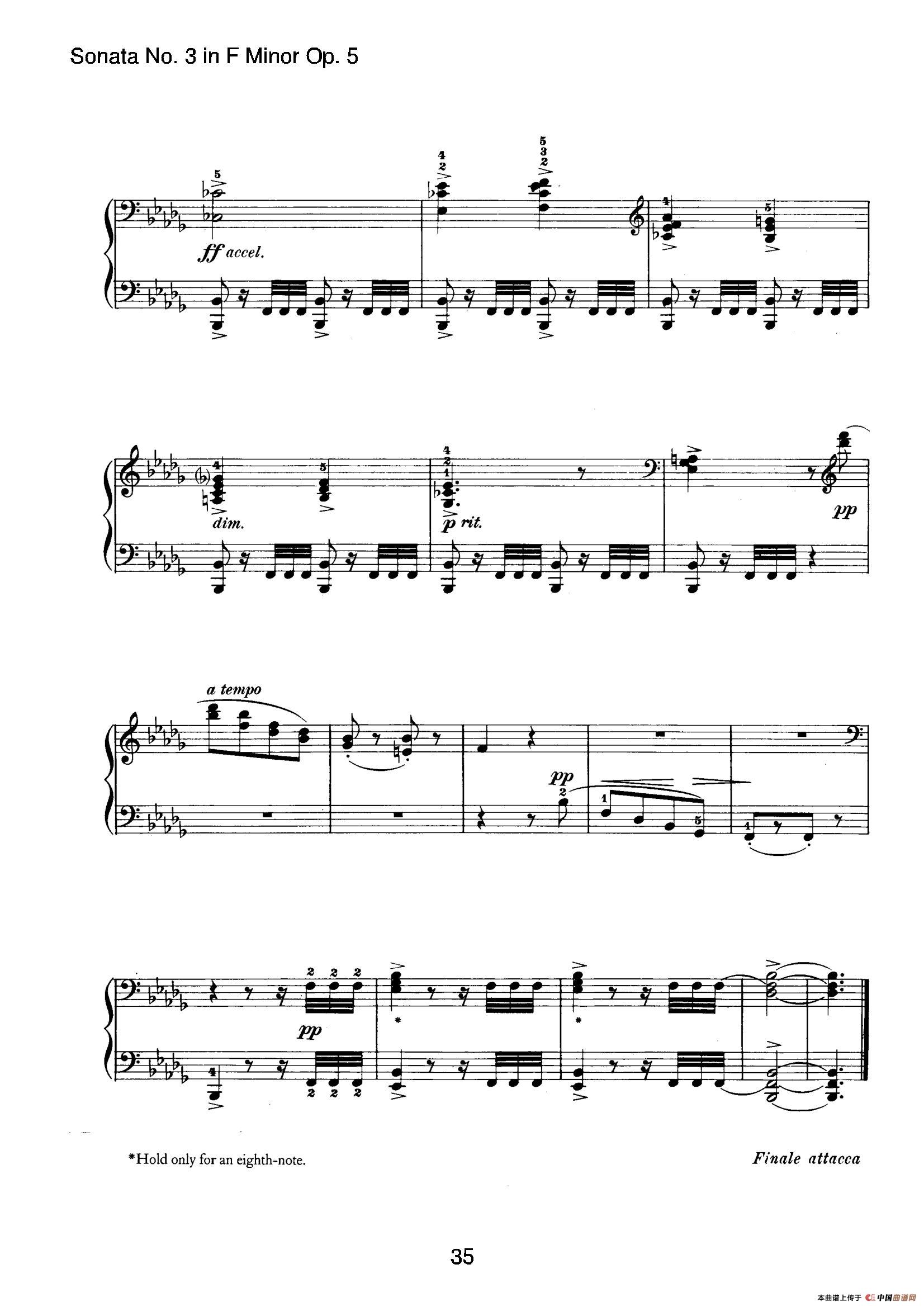 Piano Sonata No.3 in f Minor Op.5(f小调第三钢琴奏鸣曲)(1)_原文件名:035.jpg