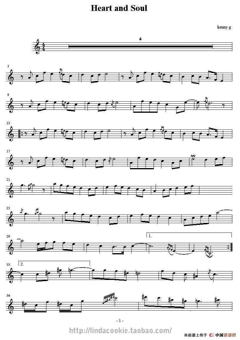 Heart And Soul（高音萨克斯谱）(1)_原文件名：1.jpg