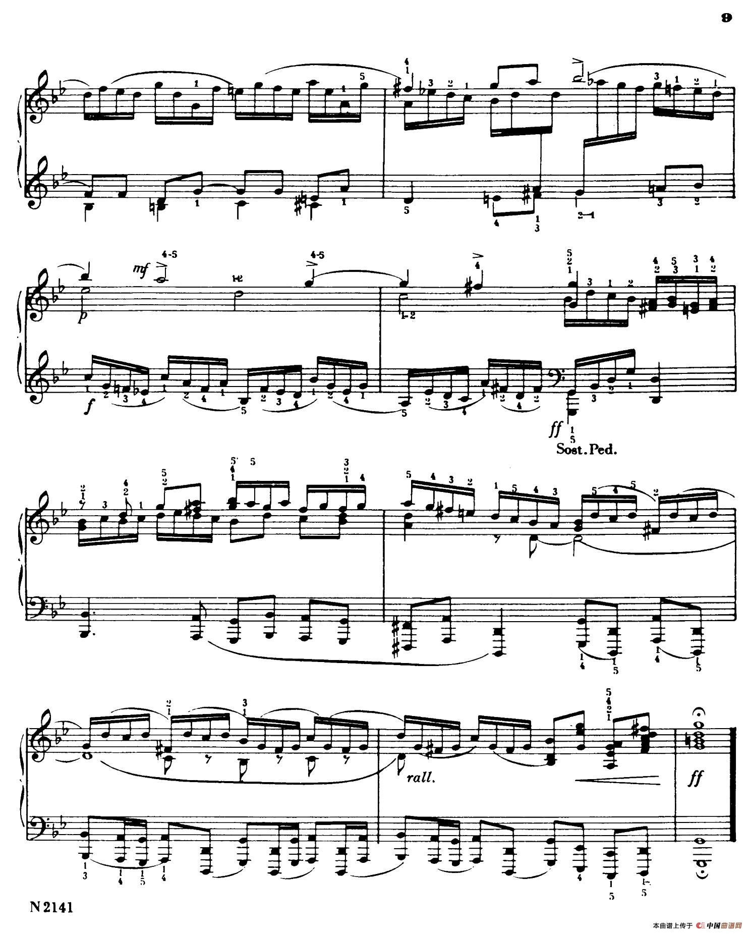 g小调赋格 BWV 578(1)_原文件名:009.jpg