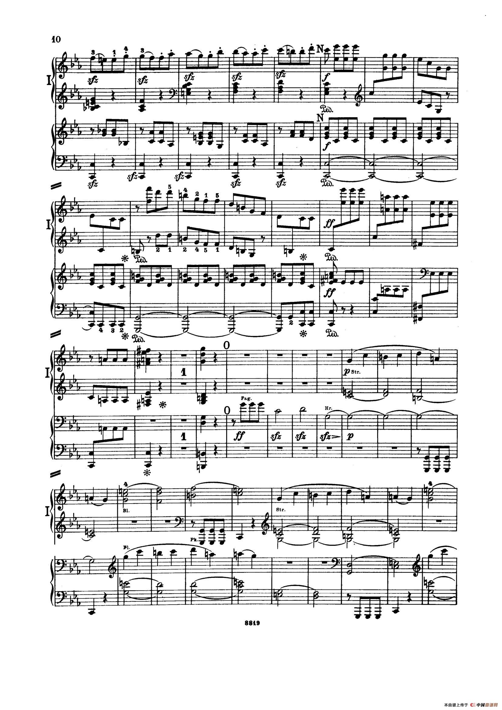 Symphony No.5 in c Minor Op.67(双钢琴版第1——2乐章)(1)_原文件名:009.jpg