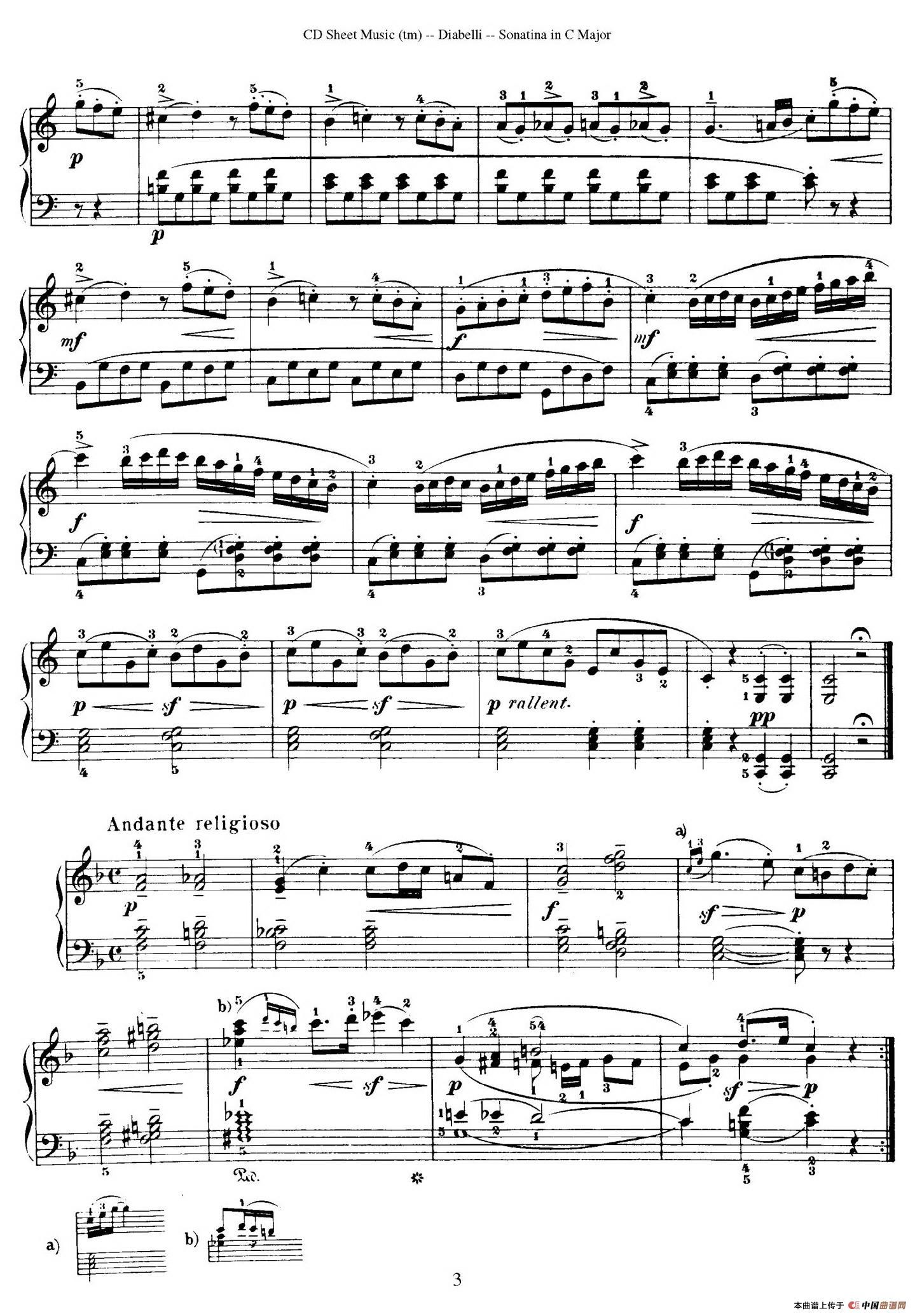 4 Piano Sonatinas(4首钢琴小奏鸣曲)(Op.151 No.2)(1)_原文件名:008.jpg