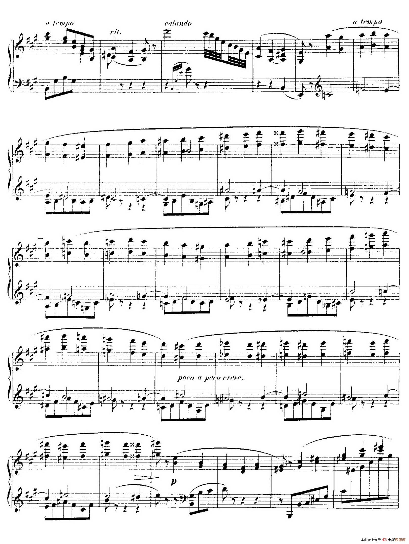 4 Valses Caprice(4首随想圆舞曲)(No. 1 in A)(1)_原文件名:009.jpg