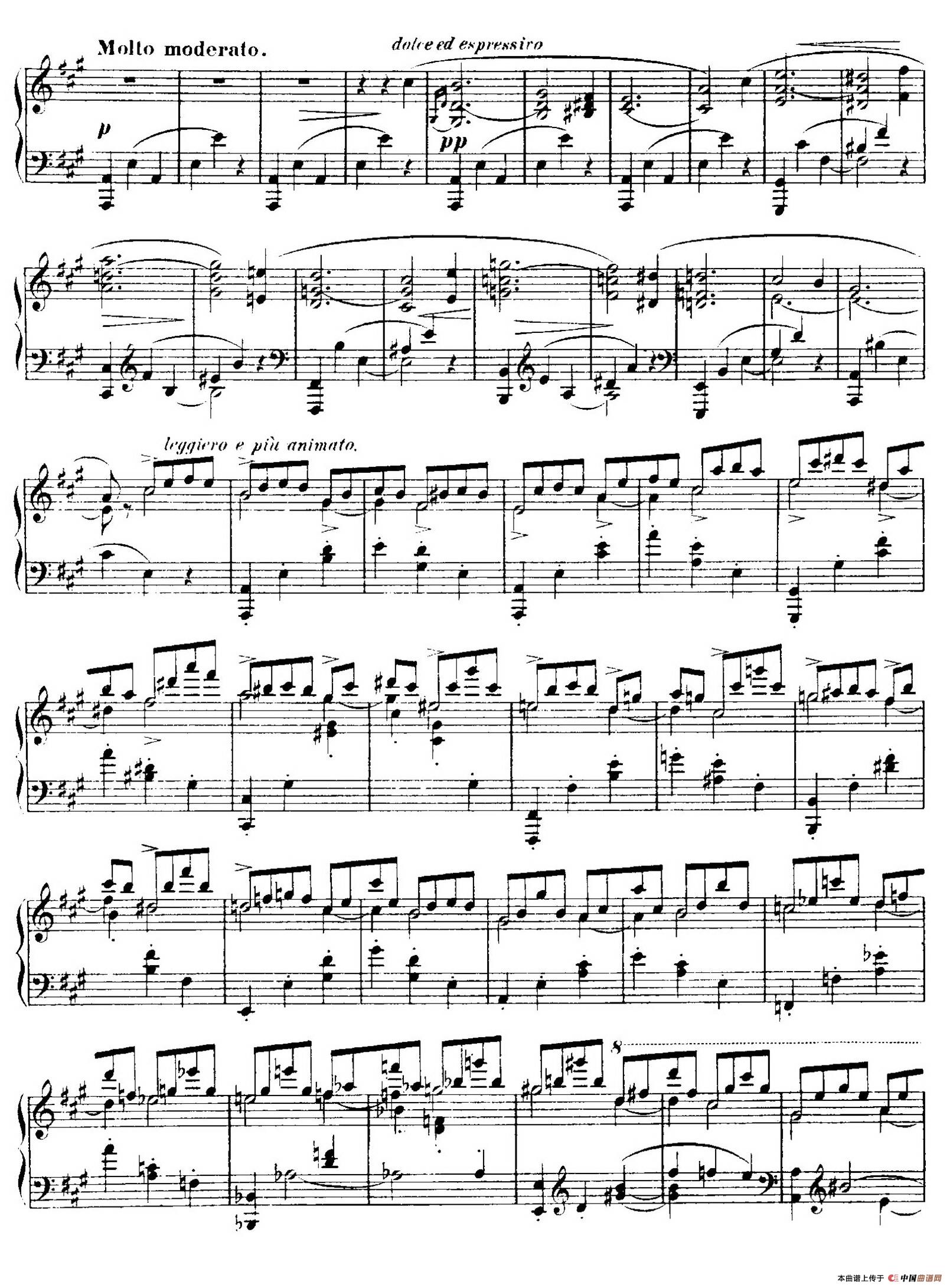 4 Valses Caprice(4首随想圆舞曲)(No. 1 in A)(1)_原文件名:013.jpg