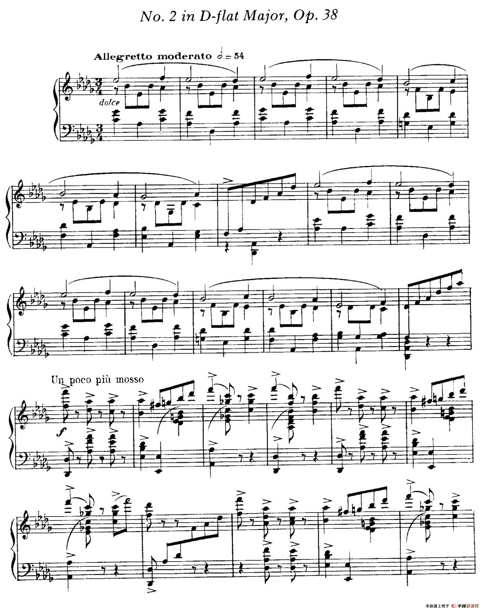 4 Valses Caprice(4首随想圆舞曲)(Op.38 No. 2 in D-flat)(1)_原文件名:001.jpg