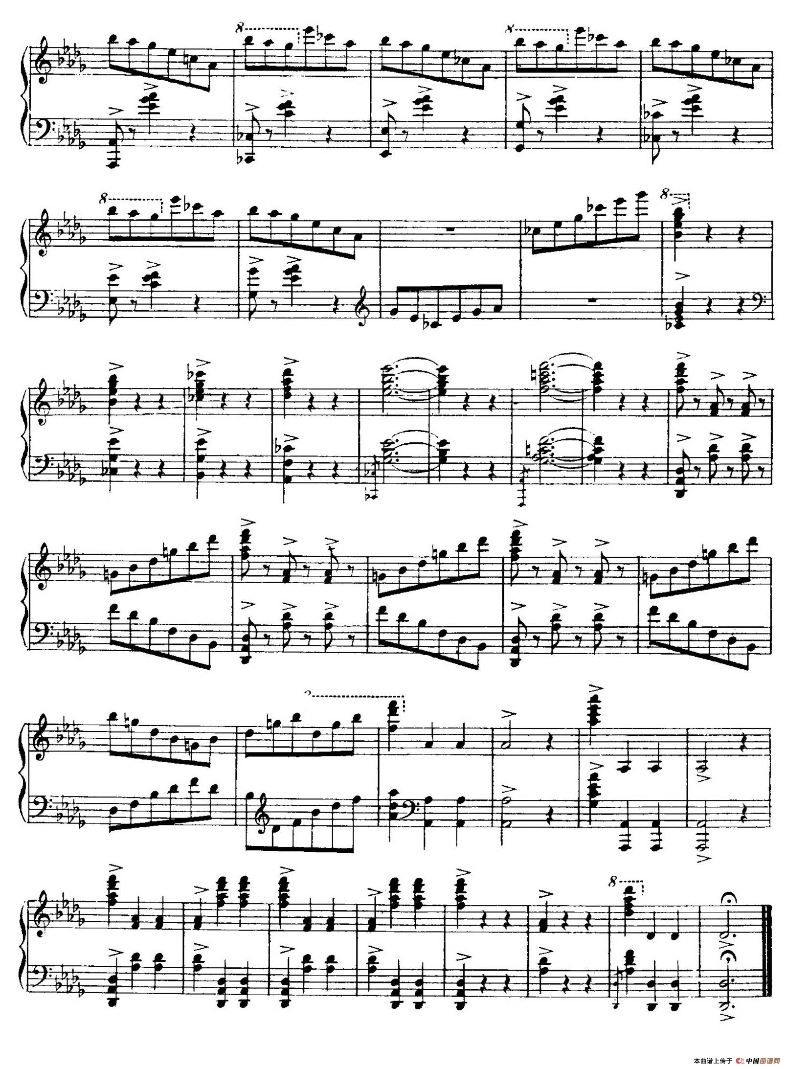 4 Valses Caprice(4首随想圆舞曲)(Op.38 No. 2 in D-flat)(1)_原文件名:013.jpg