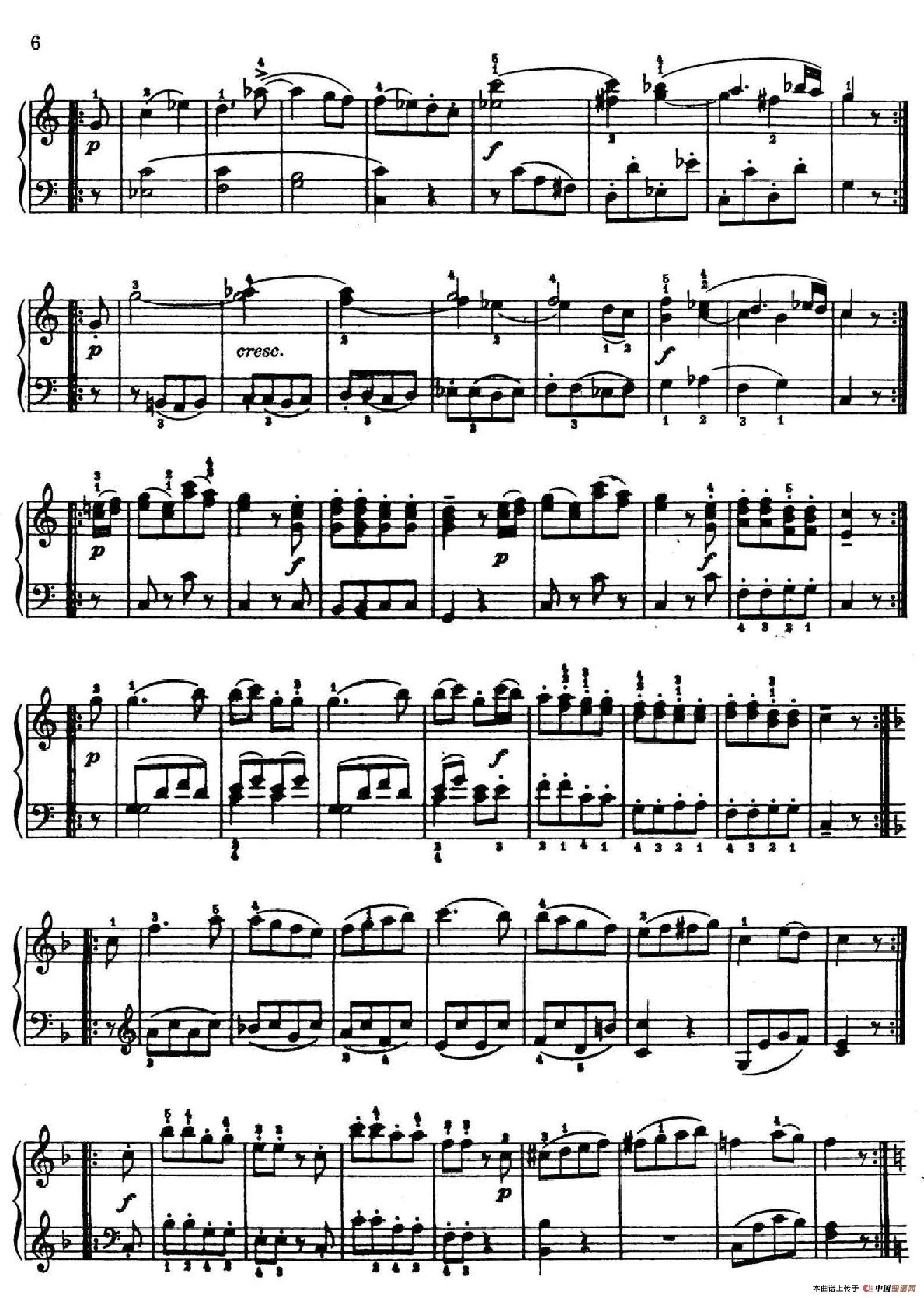 6 Viennese Sonatinas K.439b(6首维也纳小奏鸣曲·Ⅰ)(1)_原文件名:008.jpg