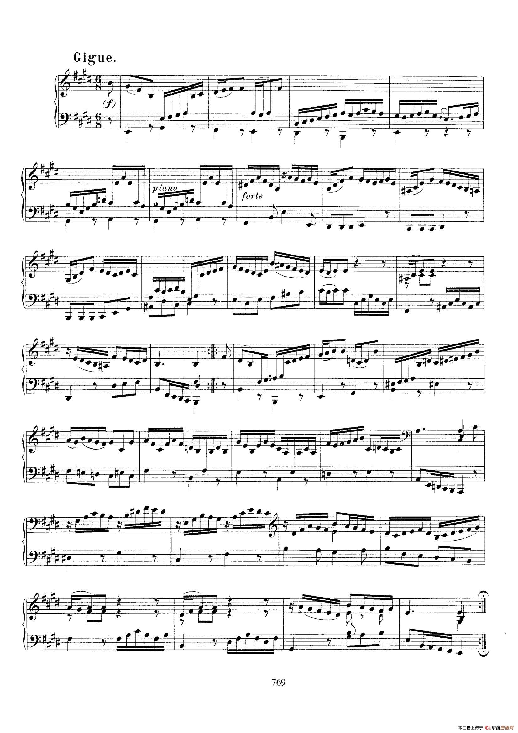 Partita in E Major BWV 1006a(E大调第三无伴奏小提琴组曲·钢琴独奏版)(1)_原文件名:011.jpg