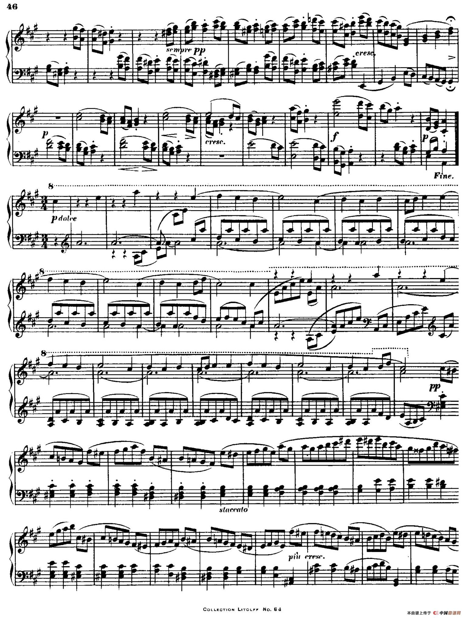 String Quartet No.15 in a Minor Op.132(a小调第十五弦乐四重奏·钢琴独奏版)(1)_原文件名:011.jpg