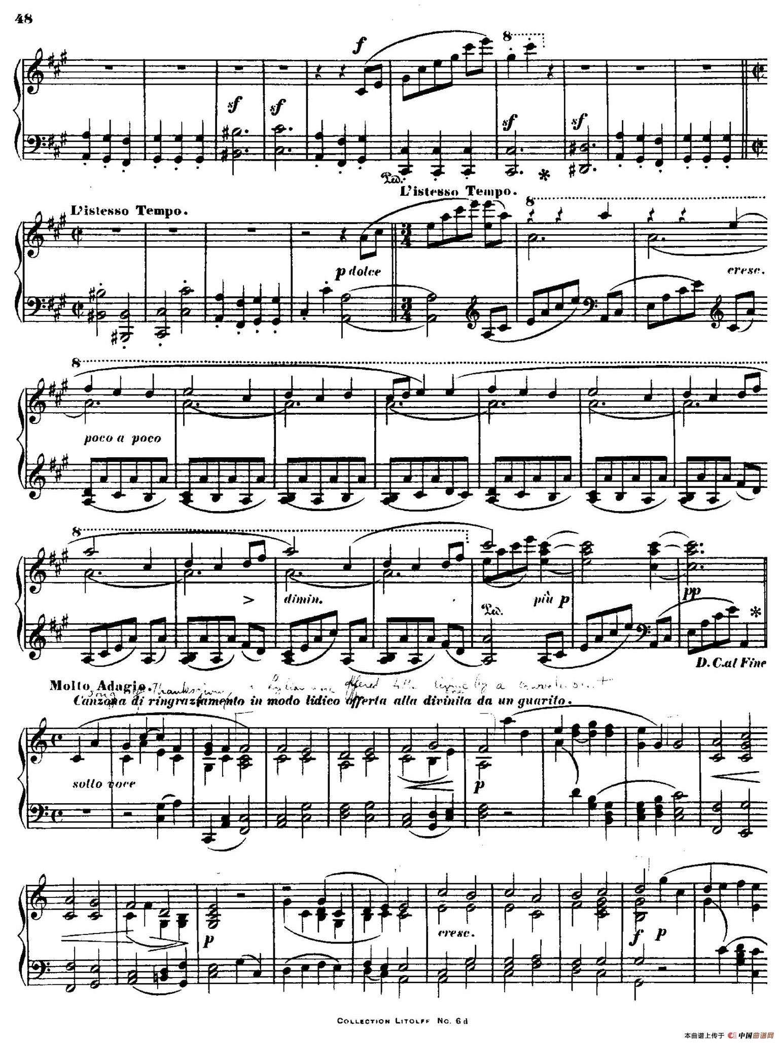 String Quartet No.15 in a Minor Op.132(a小调第十五弦乐四重奏·钢琴独奏版)(1)_原文件名:013.jpg