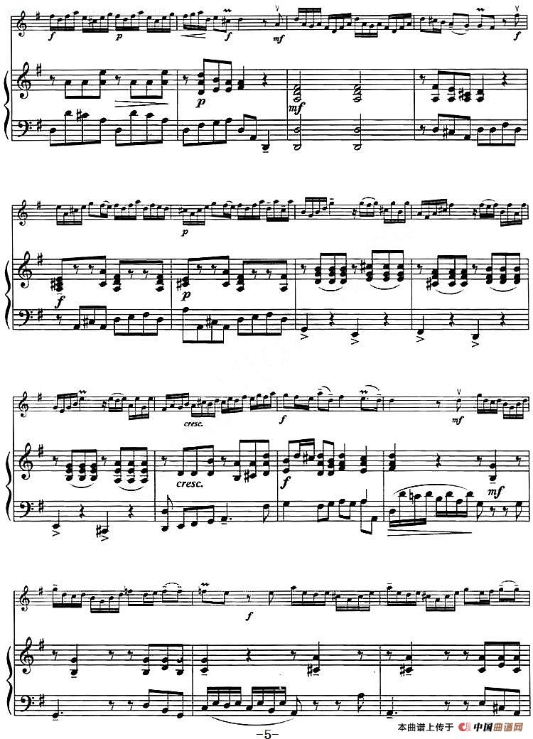 Allegro(快板、小提琴+钢琴伴奏)(1)_原文件名:Allegro(快板、小提琴+钢琴伴奏)费奥科曲5.jpg