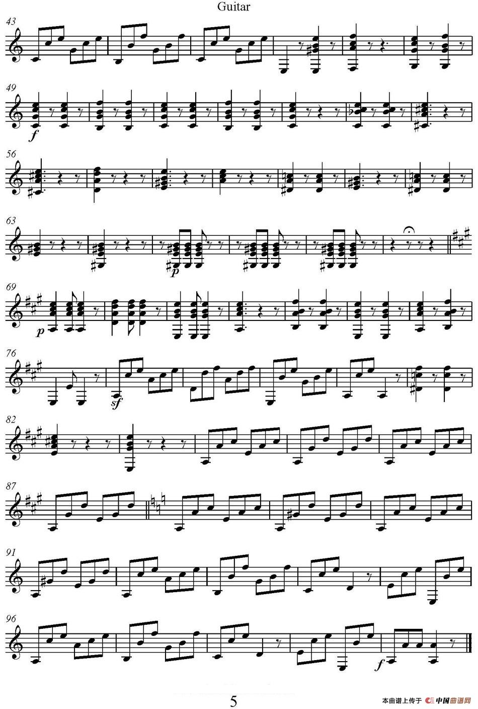 帕格尼尼六首《小提琴和吉他二重奏》 (M.S.110)（吉他分谱）(1)_原文件名：帕格尼尼六首《小提琴和吉他二重奏》 (M.S. 110)_页面_28.jpg