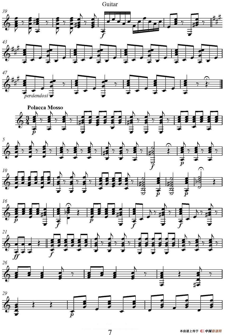 帕格尼尼六首《小提琴和吉他二重奏》 (M.S.110)（吉他分谱）(1)_原文件名：帕格尼尼六首《小提琴和吉他二重奏》 (M.S. 110)_页面_30.jpg